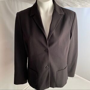 The Limited suit separates black fitted blazer L